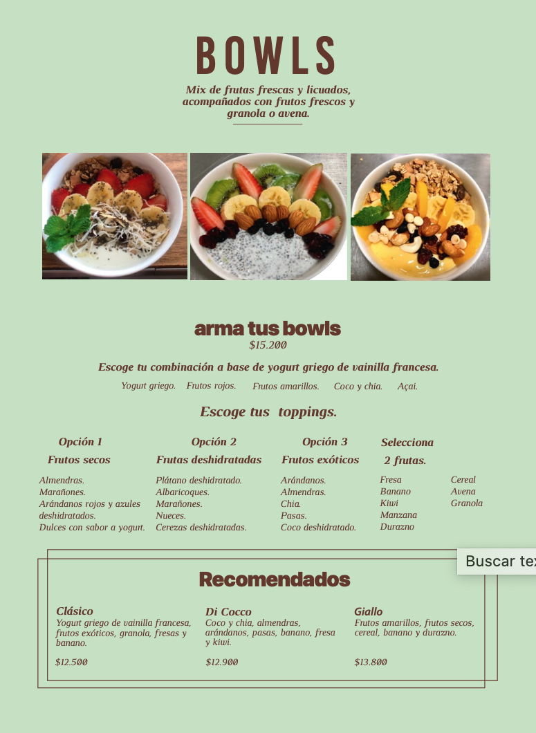 Carta de Pan & Chocolate — página 9